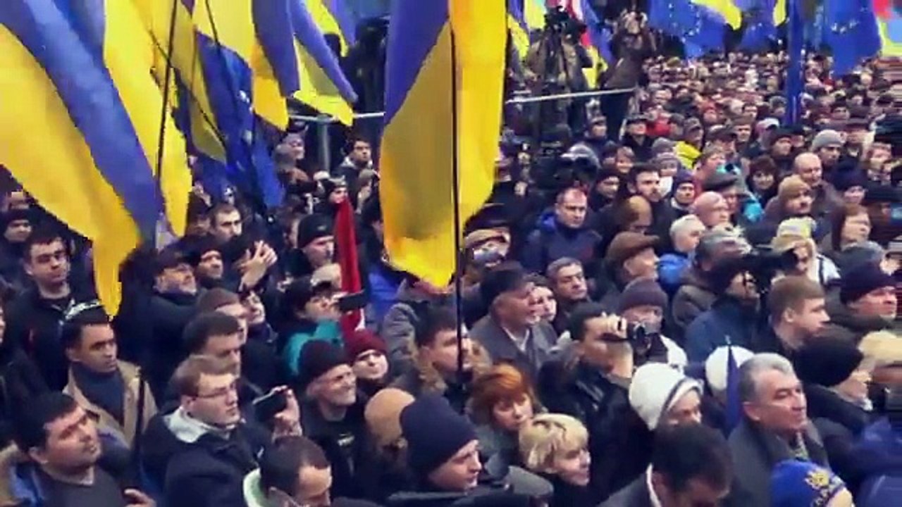 Выступление Михеила Саакашвили на первом митинг...