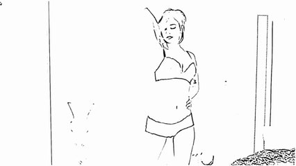 Pencil Sketch || Dancing Girl || New Art