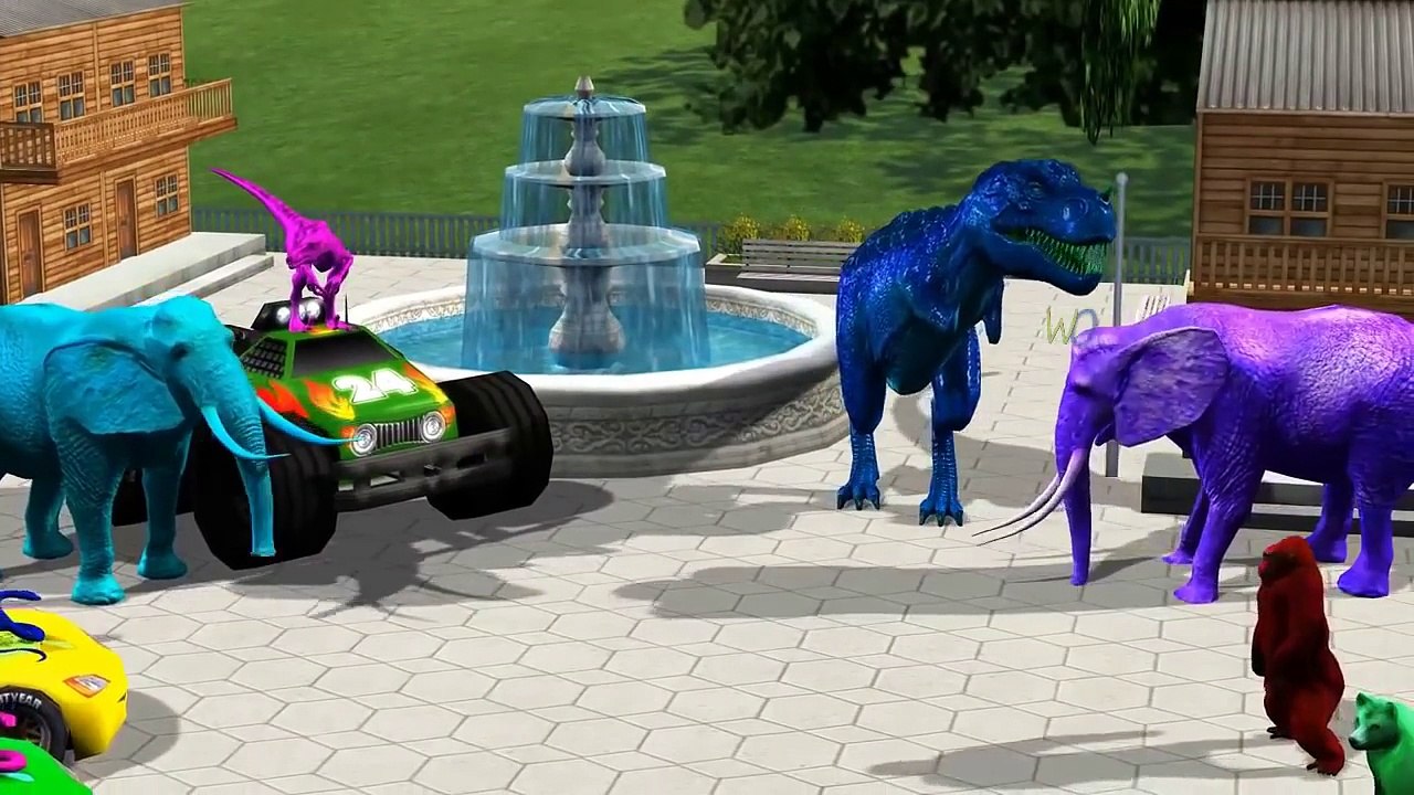 Colors Dinosaurs Epic Dance Party Videos | Gorilla Dancing Compilation | Dinosaurs Cartoon Rhymes