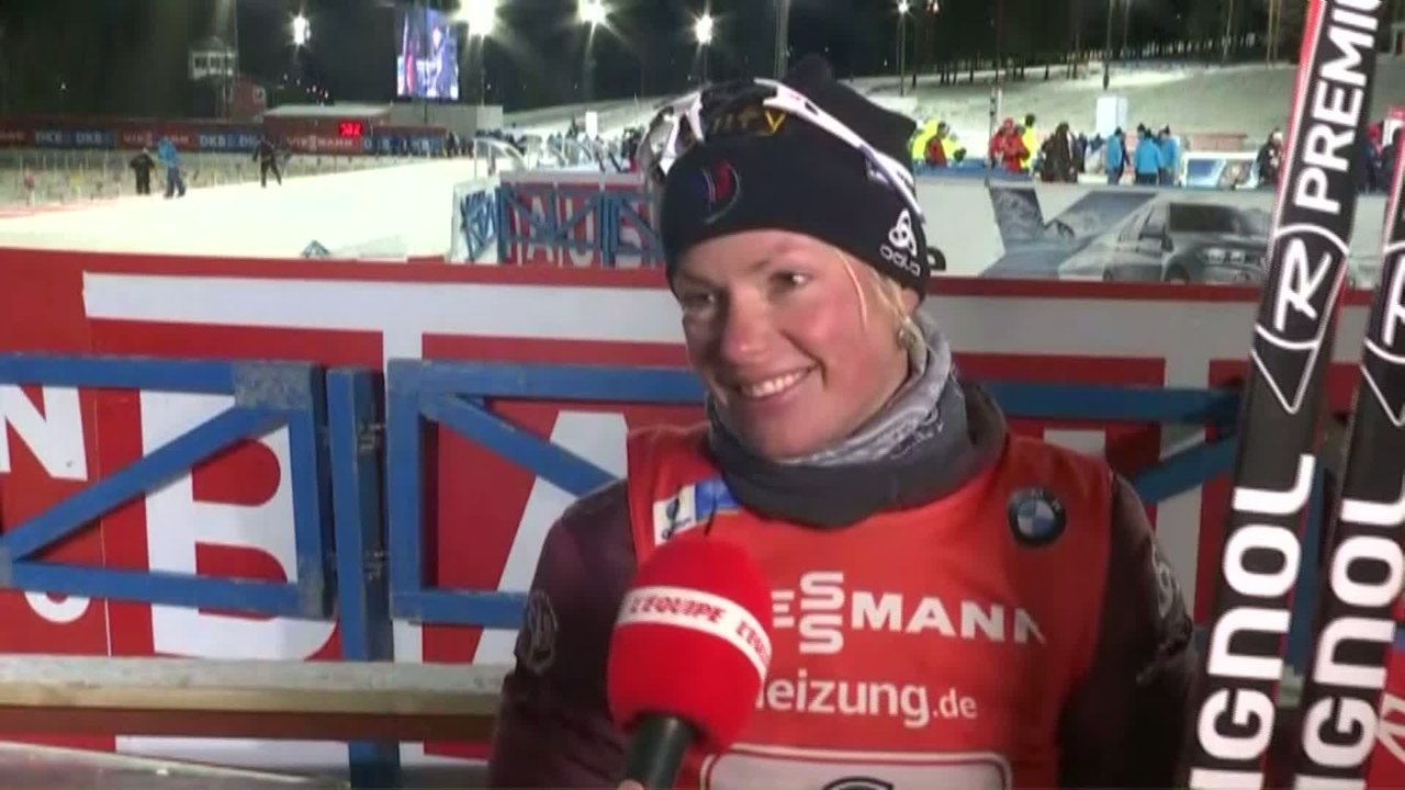 Biathlon - CM - Östersund : Dorin-Habert «Beaucoup de tension et d'excitation»