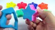 Fun Learning Colours with Play Dough Star Modelling Clay and Heart, Star Molds for kids
