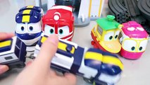 로봇트레인 기차 레일 토마스와 친구들 폴리 타요 뽀로로 장난감 Robot Train thomas and friends Toy YouTube