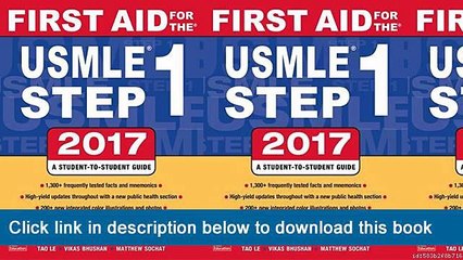 ]]]]]>>>>>[eBooks] First Aid For The USMLE Step 1 2017