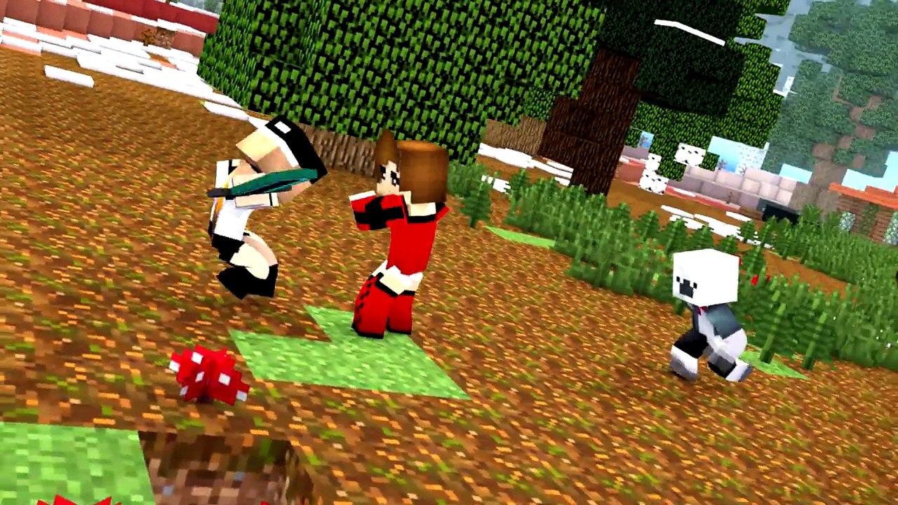 Minecraft Songs: "Fight Like A Girl"Psycho Girl 3 ♪♪ Ft. Little Square Face♪♪ Minecraft Videos