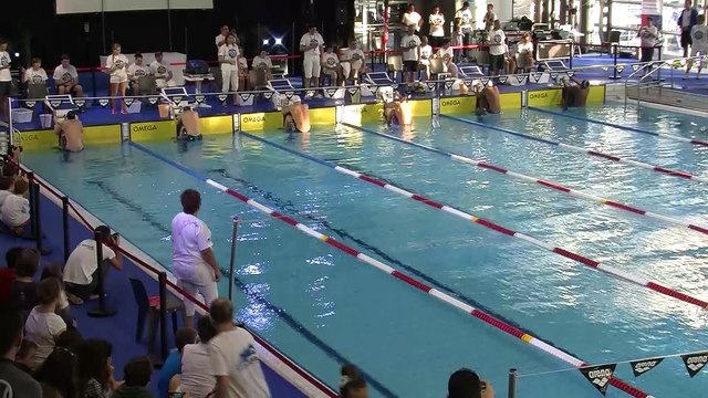 Open des Alpes de natation : 100m dos hommes