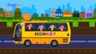 Monkey Wheels On The Bus Nursery Rhyme Wheels On The Bus Rhyme for Children Hot Wheels Song