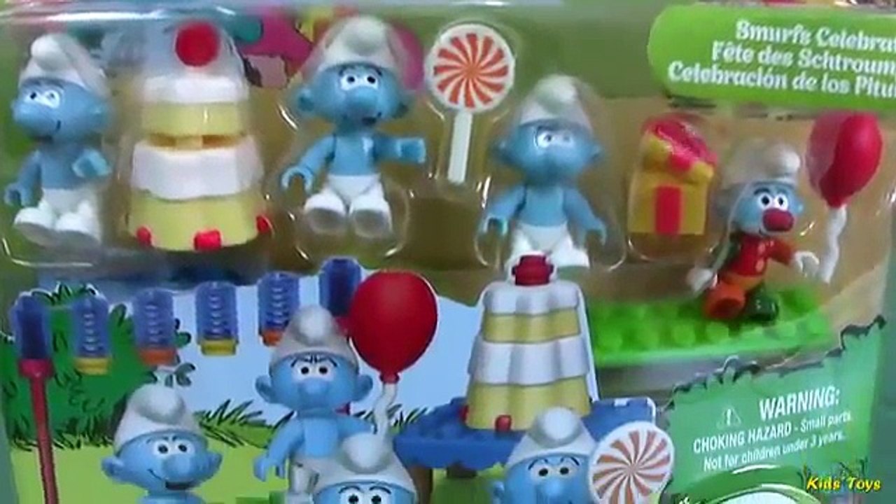 Mega Bloks the Smurfs les Schtroumpfs Smurfs Celebration Smurfs 2 Collection