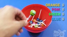 Learn Colours and to Count With Candy Lollipop Chupa Chups! Fun Learning Contest! Lesson 4