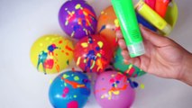Colors wet balloons compilation I Top Rainbow Finger Songs I Mega Learn Colours Balloon