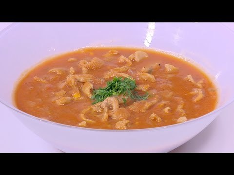 كرشة بالصلصة و الحمص | نجلاء الشرشابي