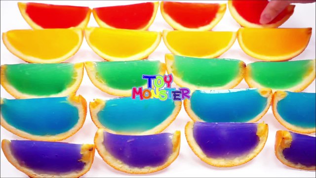 How To Make Colors Orange Jelly Pudding DIY Rainbow Gummy Easy Desserts