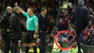 Jose Mourinho Sent off stands by kicking water bottle vs west ha