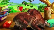 Animal ABC Songs Styracosaurus Monster Bear Animated ABC Poems Alphabet For Kindergarten