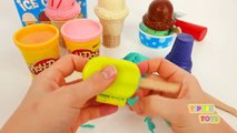 Play Doh Ice Cream Popsicle and Cone Playset | Play Doh Ice cream cupcakes playset playdough