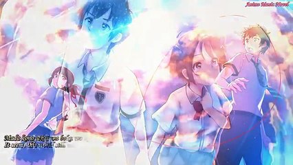 Radwimps スパークル Sparkle By 粉ミルク Lyrics 君の名は Kimi No Na Wa Your Name Ost Video Dailymotion