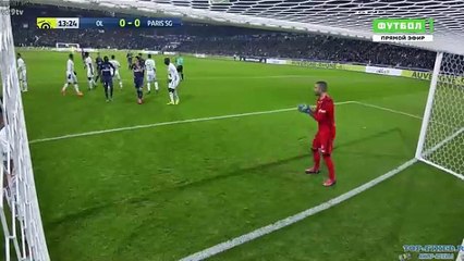 Thiago Motta Header Chance - Lyon vs PSG