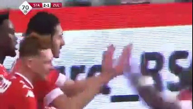 Standard Liege vs Zulte-Waregem 2-1 Ishak Belfodil Goal Jupiler League 27-11-2016