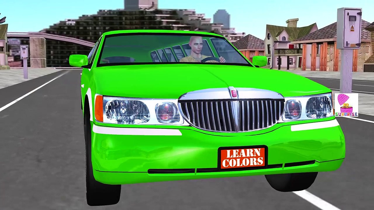 Colors for Children to Learn with Color Car Toy - 3D Colours for Kids to Learn - Learning Videos