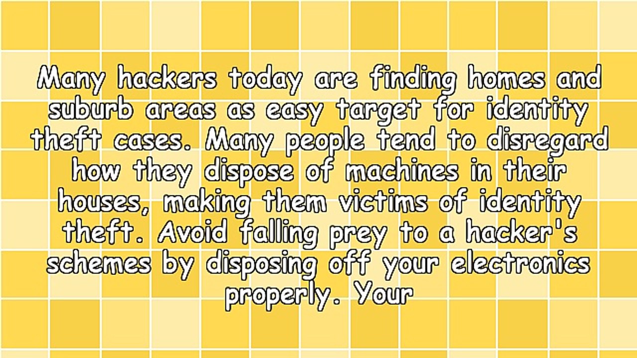 Avoid Identity Theft With Proper E-Waste Disposal Methods