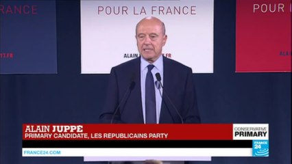 French conservative primary: Alain Juppé concedes victory to François Fillon