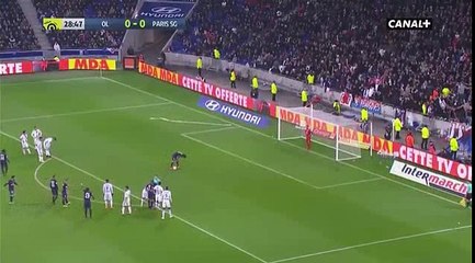 Edinson Cavani Penalty Goal HD - Lyon 0 - 1	PSG 27.11.2016