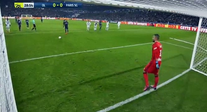 Edinson Cavani (penalty) Goal HD - Lyon 0 - 1 Paris SG - Ligue 1 - 27.11.2016