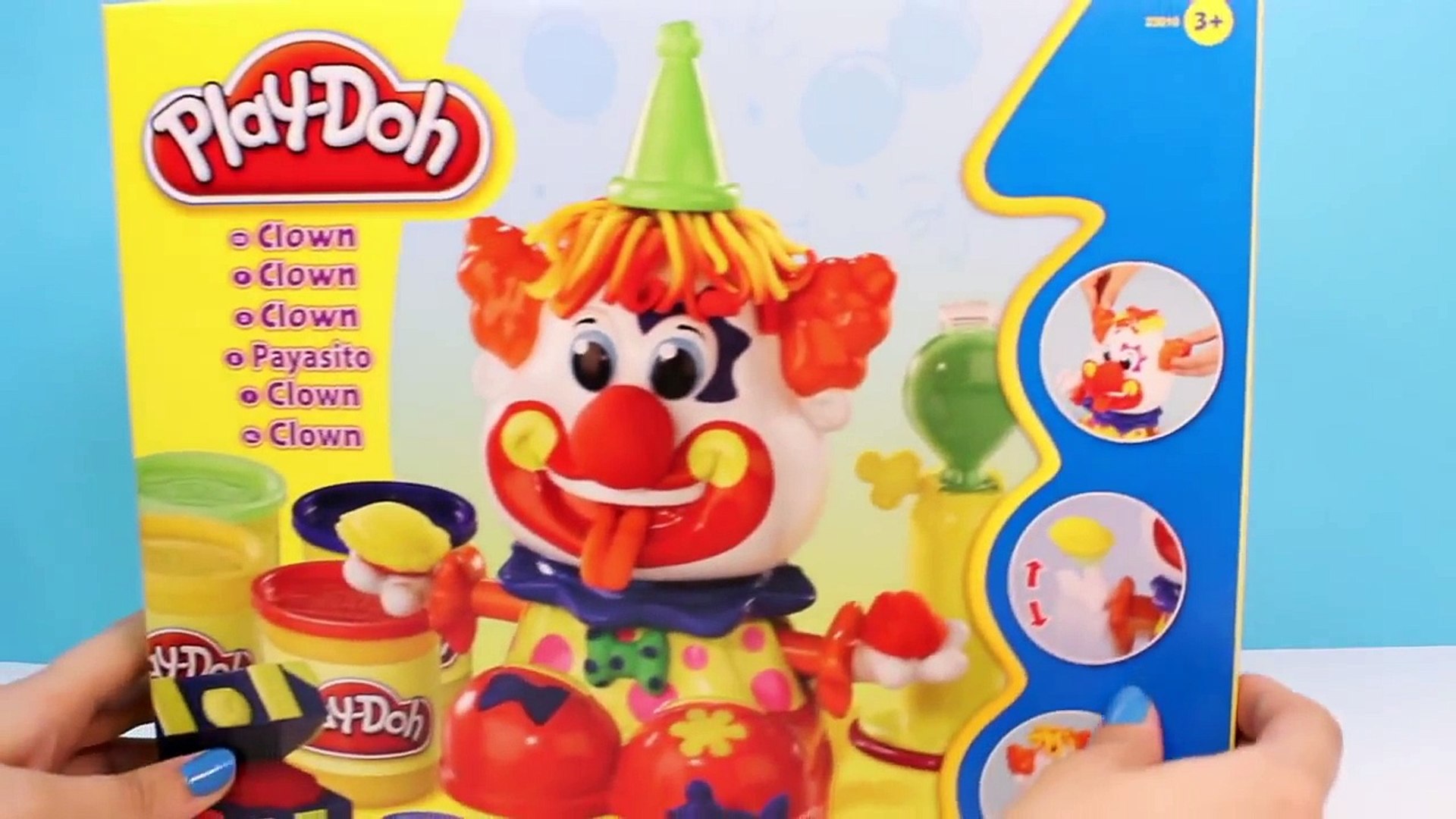 play doh clown