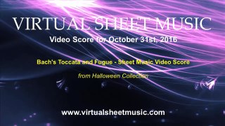 Bach's Toccata and Fugue - 2 Flutes (Duet) Sheet Music Video Score