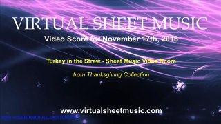 Turkey in the Straw from Thanksgiving Collection - Trumpet and Piano Sheet Music Video Score