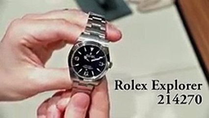 Rolex Explorer 214270 (2016) Watch Hands On