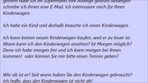 Deutsche Brief A1 A2 B1 Prüfung 47