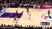 Kevin Love's Outlet Pass Almost Goes In  Cavaliers vs Sixers  Nov 27, 2016  2016-17 NBA Season