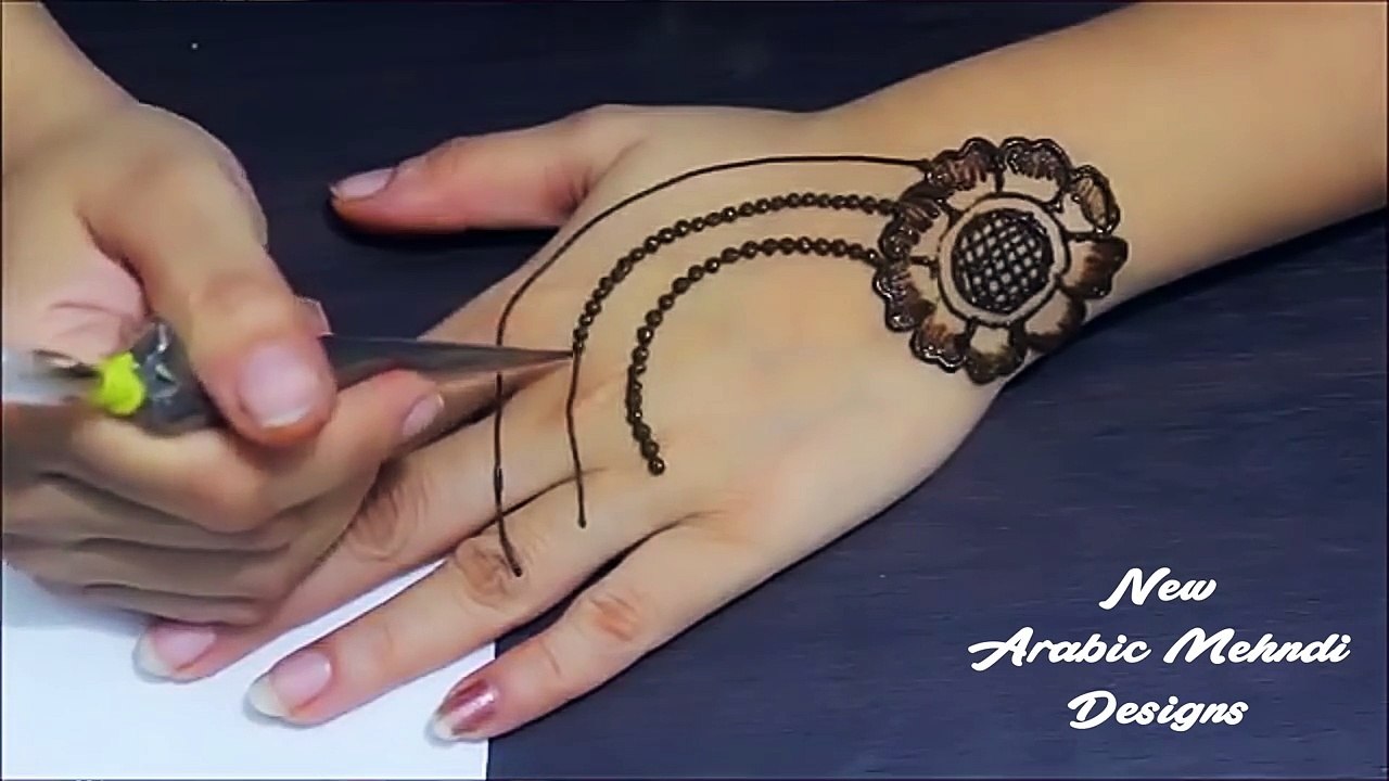 Easy Stylish Mehndi Designs For Hands Video Dailymotion