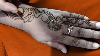 New Modern Style Arabic Mehndi Design ★ Step By Step Tutorial