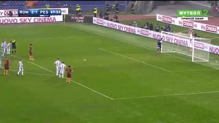 Diego Perotti Penalty Goal HD - AS Roma 3-1 Pescara 27.11.2016 HD
