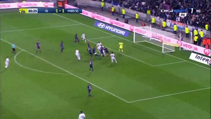 Edinson Cavani Goal HD - Lyon 1-2 PSG - 27.11.2016