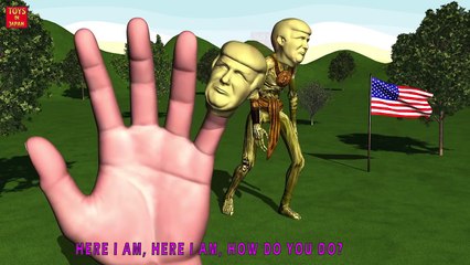 MUMMY DONALD TRUMP Finger Family | Nursery Rhymes for Children | 3D Animation