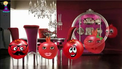 POMEGRANATE Cartoon Finger Family Rhymes | POMEGRANATE Finger Family Children Nursery Rhymes