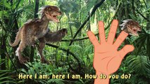 The Finger Family Song | Finger Family Dinosaurs | T-Rex Daddy Finger Nursery Rhyme