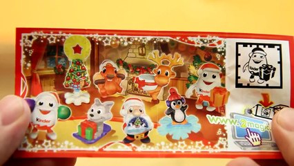 Kinder Santa Surprise Christmas Edition ! Kinder Joy and Kinder Surprise Eggs !