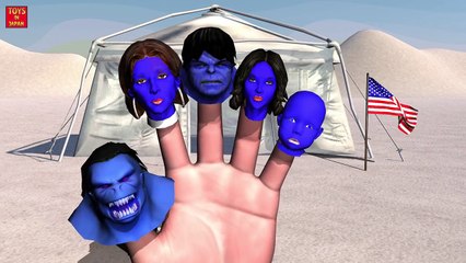 BLUE HULK DANCE Finger Family | Nursery Rhymes for Children | 3D Animation