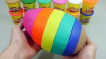 The Finger Family | Play Doh Big Surprise Eggs Kinder Joy Chocolate Colors Ball Dots Toys | BINGO