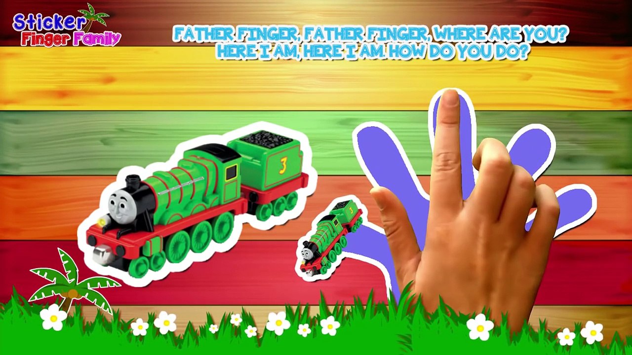Thomas and Friends 2 Sticker Finger Family Nursery Rhymes By Sticker ...