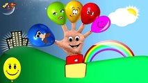 The Finger Family Balloons - Family Nursery Rhyme - Balloon Finger Family Songs