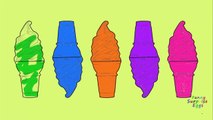 Learning Colors for Kids | teach Colours | Soft ice cream for Kids Children Babies Learning videos