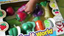 Cutting Fruit Toy ❤ Mainan Anak Buah Mainan Potong Plastik - World Cooking Kitchen Juguete Toy