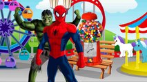 Spiderman and Spiderman blow gum Finger Family Lyrics Nursery Rhymes