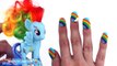 Play Doh How to Make My Little Pony Rainbow NailArt with Play-Doh RainbowLearning (NEW)