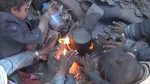 أوضاع كارثية لعشرات الأسر النازحة في ضواحي صنعاء