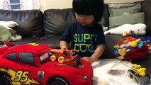 TOY TRUCKS - Disney Cars Frank Hydro Wheels MATCHBOX TRUCK Hitch Haul Mission Construction Car Toys